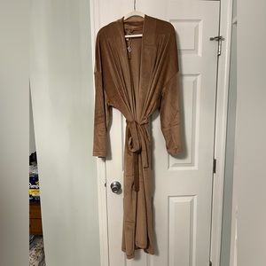 SKIMS velour full length robe size medium